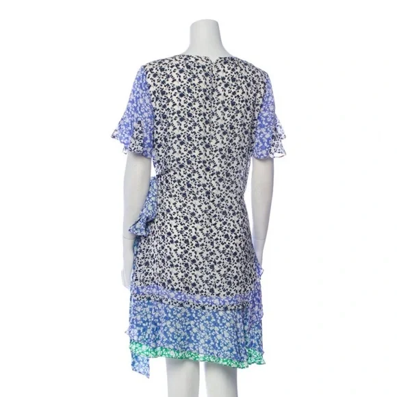 Tanya Taylor silk mini wrap dress, size 6 - Picture 3 of 7